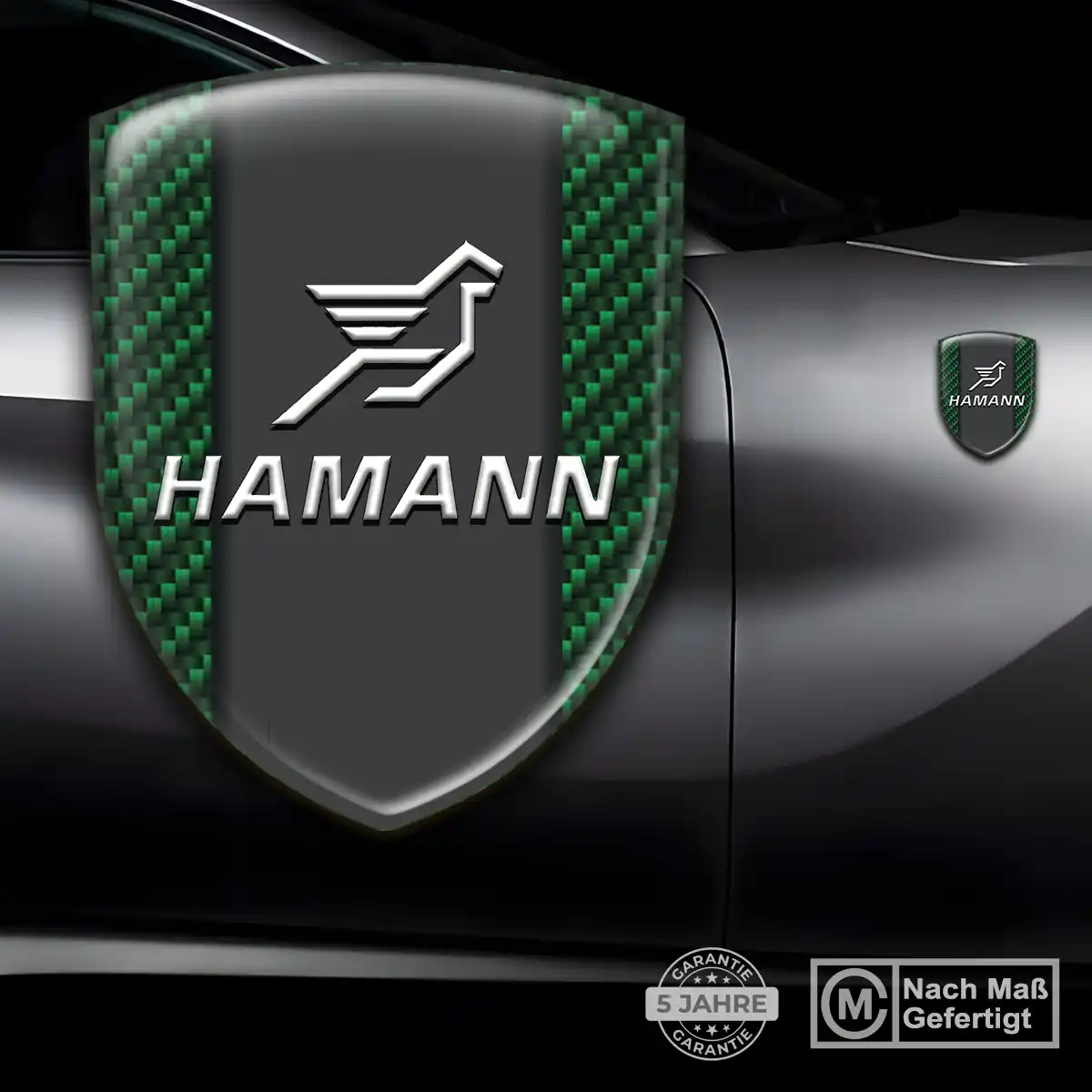 Hamann Aufkleber Emblem Wappen Auto Premium-Edition