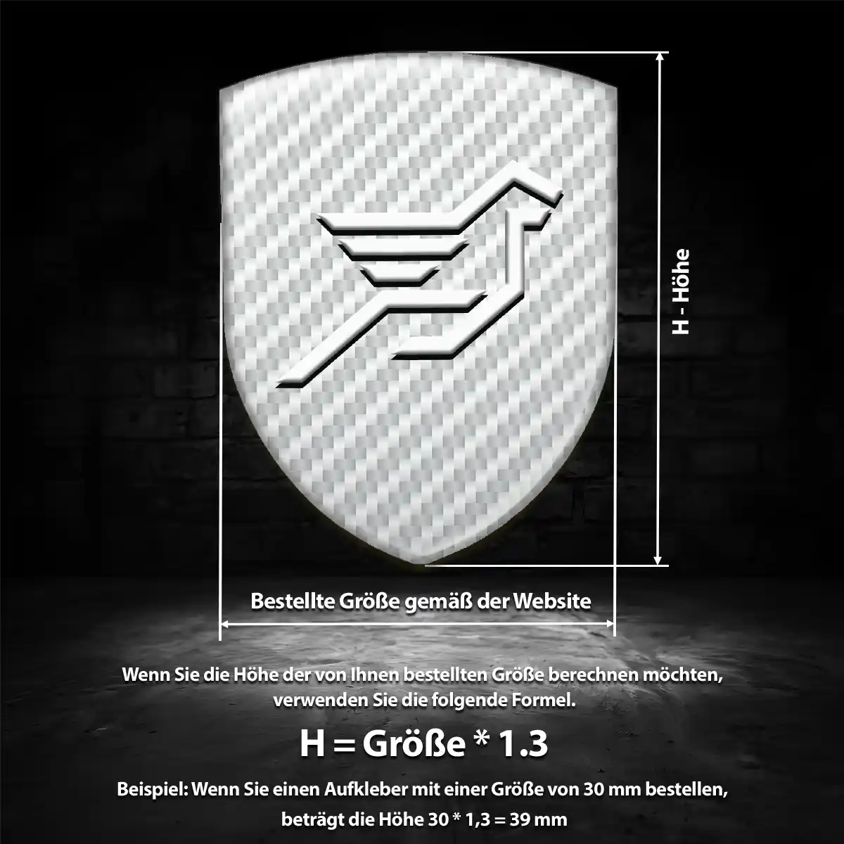 Hamann Aufkleber Emblem Wappen Auto Spitzenqualität