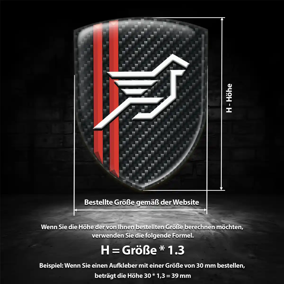 Hamann Aufkleber Emblem Wappen Auto Stilvolles Design