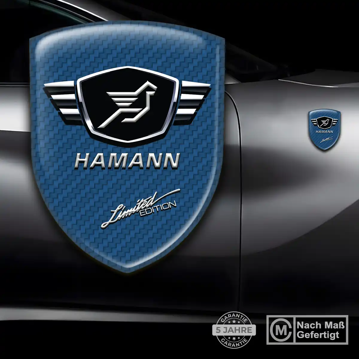 Hamann Aufkleber Emblem Wappen Elegantes Design
