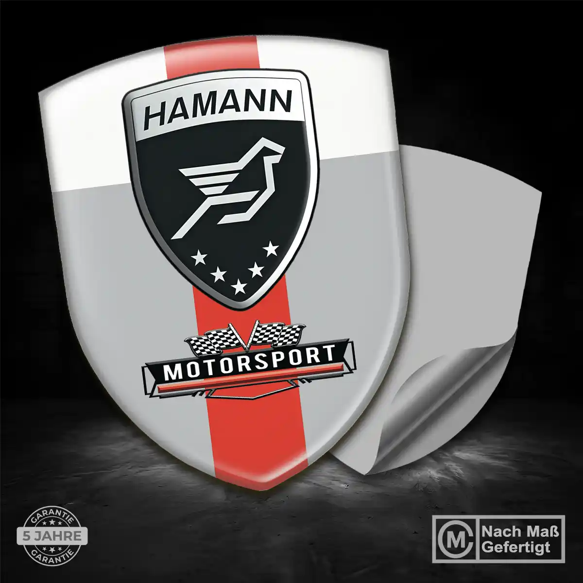 Hamann Aufkleber Emblem Wappen Höchste Qualität