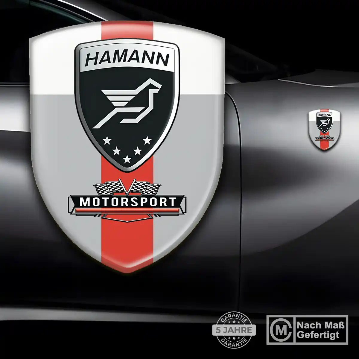 Hamann Aufkleber Emblem Wappen Höchste Qualität