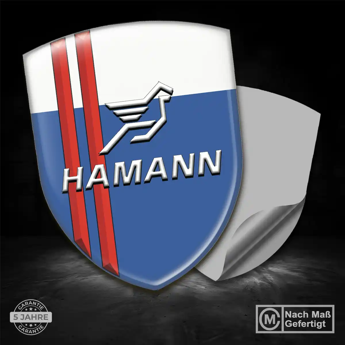 Hamann Aufkleber Emblem Wappen Limitierte Auflage