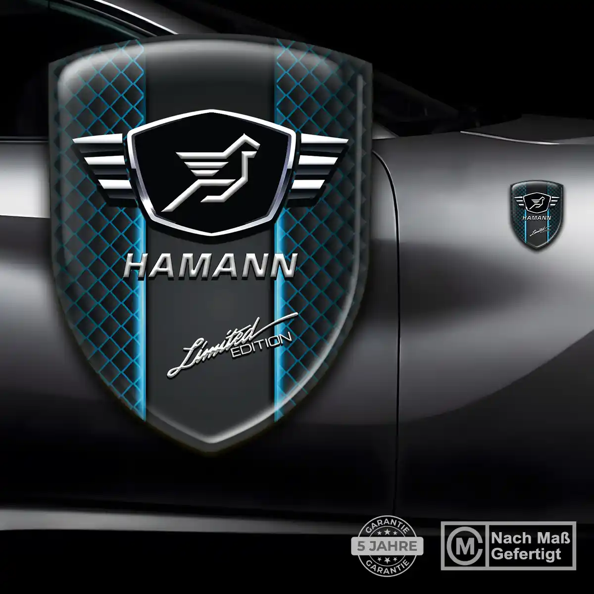 Hamann Aufkleber Emblem Wappen Markenedition