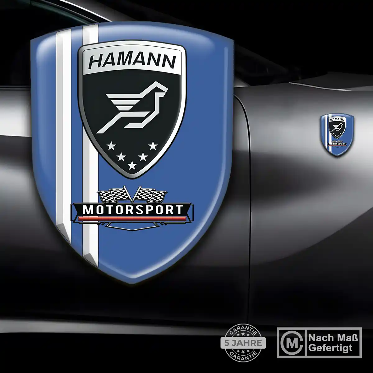 Hamann Aufkleber Emblem Wappen Premiumqualität
