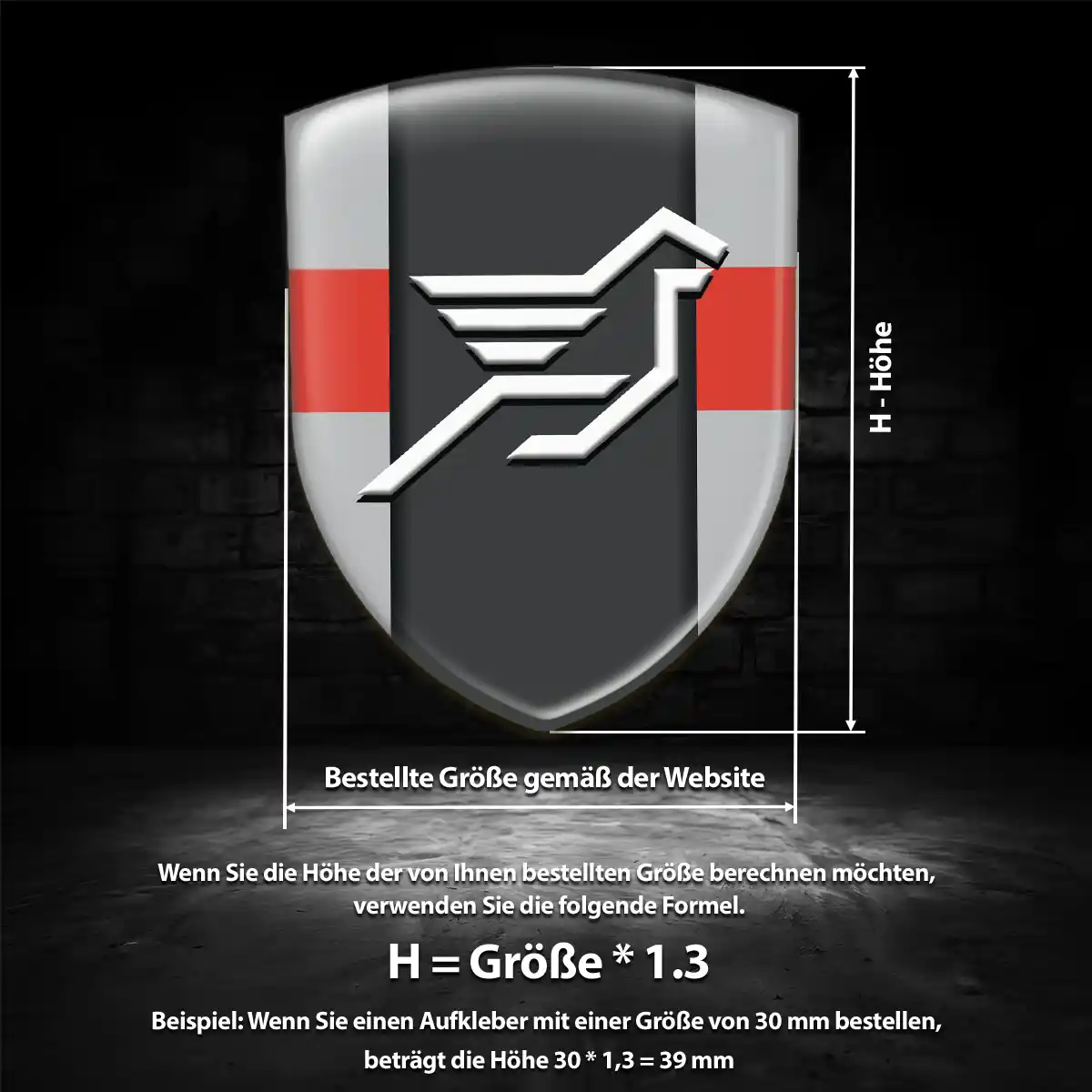 Hamann Aufkleber Emblem Wappen Stilvolles Design