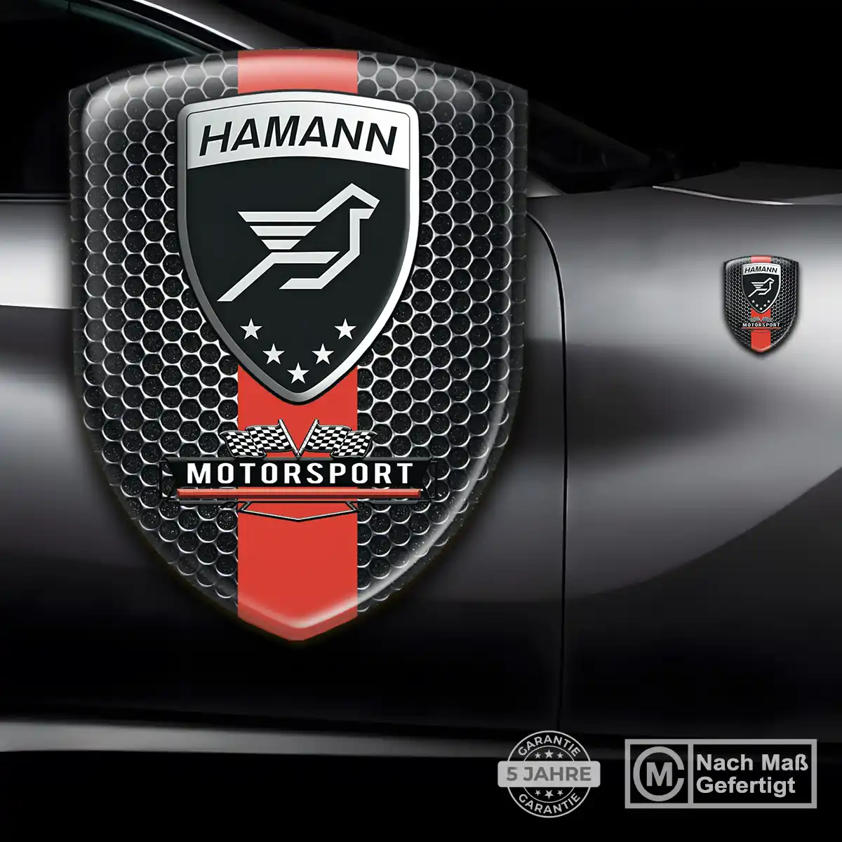 Hamann Aufkleber Emblem Wappen Tuningfahrzeug
