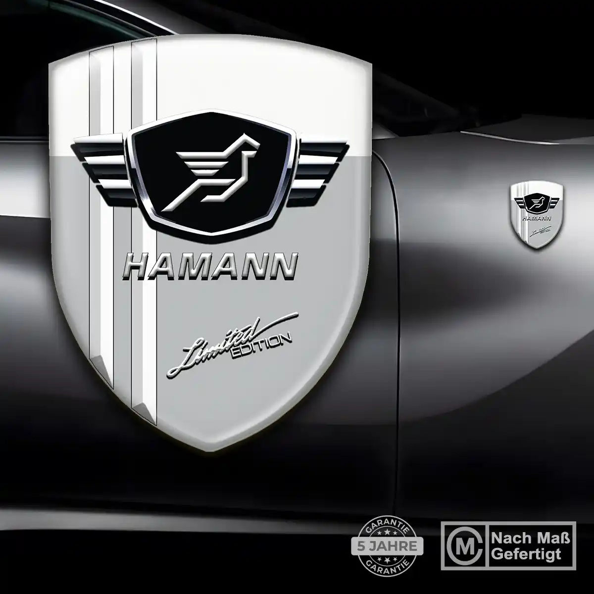 Hamann Aufkleber Embleme Silikon Ausdrucksstarkes Design