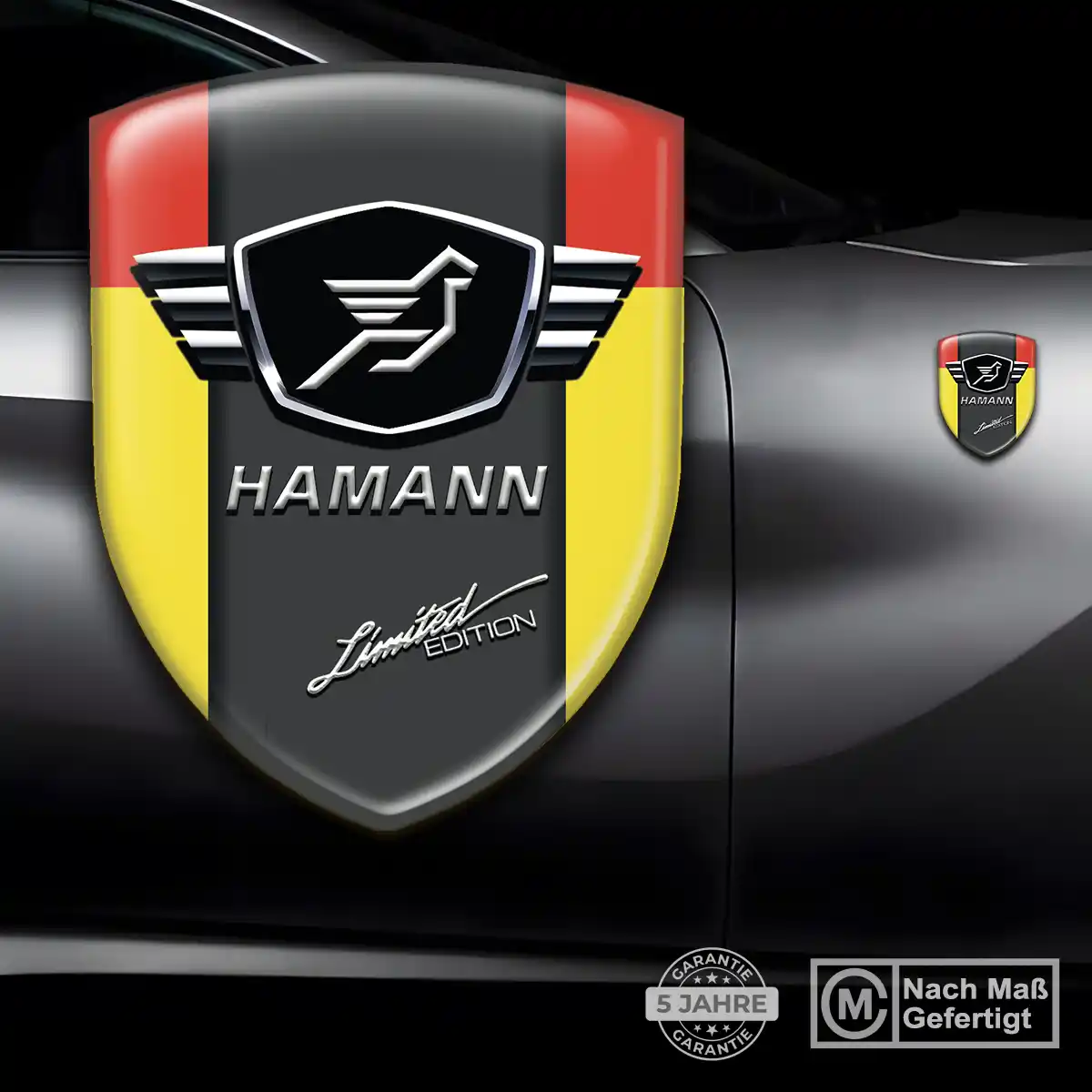 Hamann Aufkleber Embleme Silikon Auto Höchste Qualität