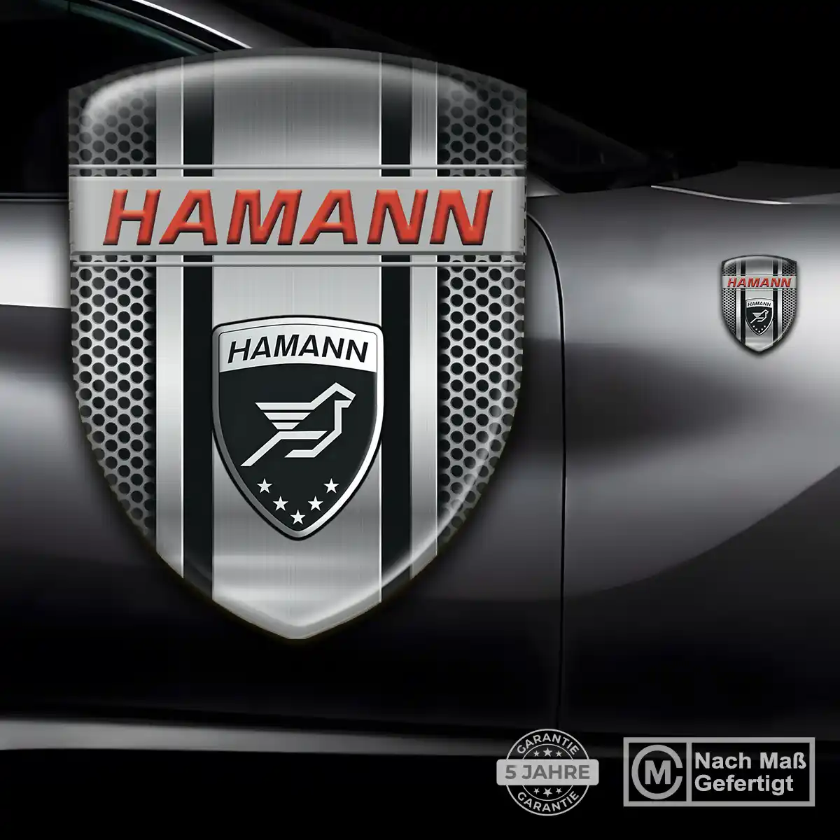 Hamann Aufkleber Embleme Silikon Auto Hochwertiges Harz