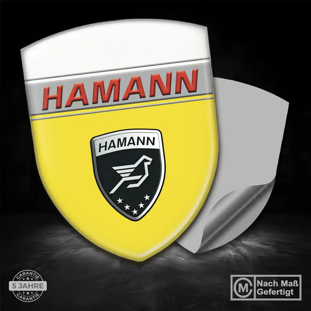 Hamann Aufkleber Embleme Silikon Auto Hohe Qualität