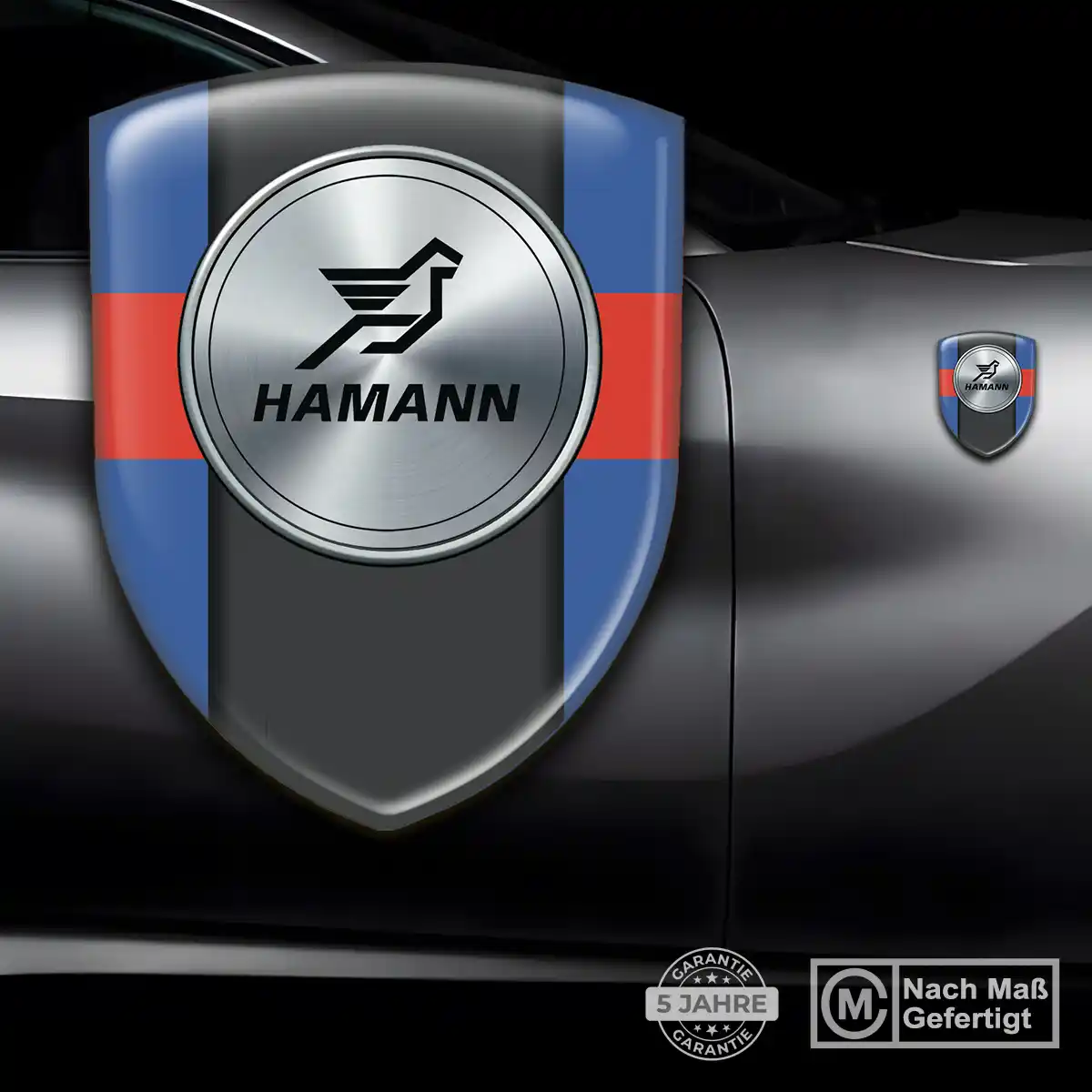 Hamann Aufkleber Embleme Silikon Auto Interieurdesign