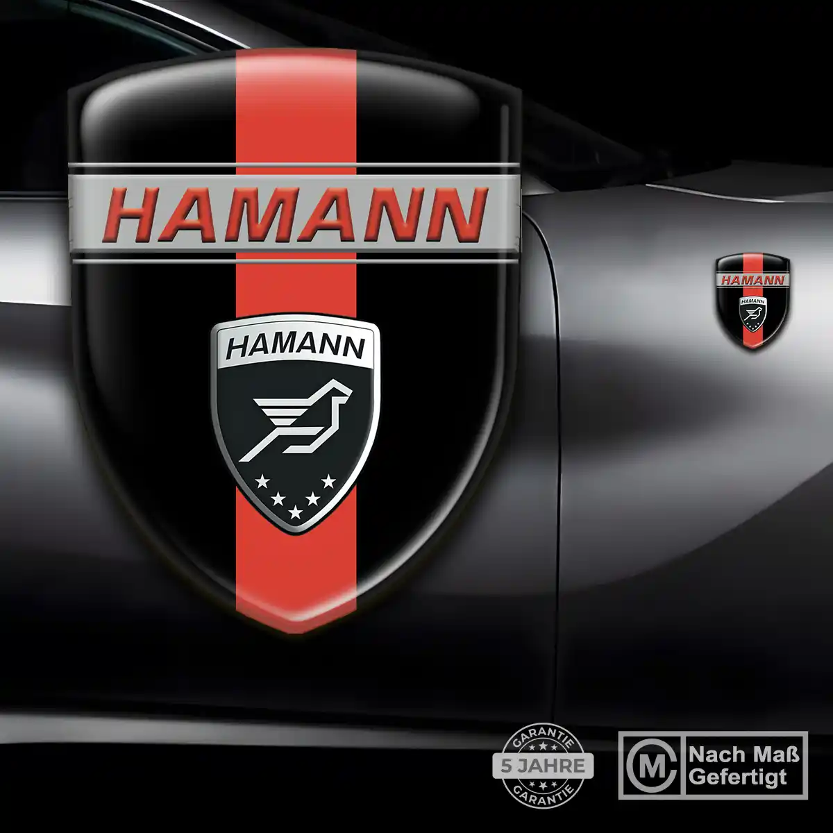 Hamann Aufkleber Embleme Silikon Auto Limitierte Auflage
