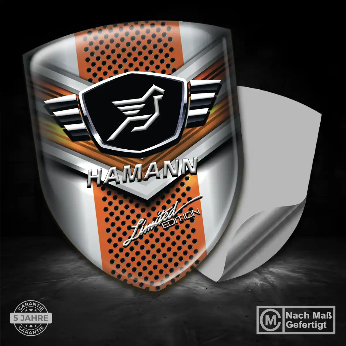 Hamann Aufkleber Embleme Silikon Auto Markenedition