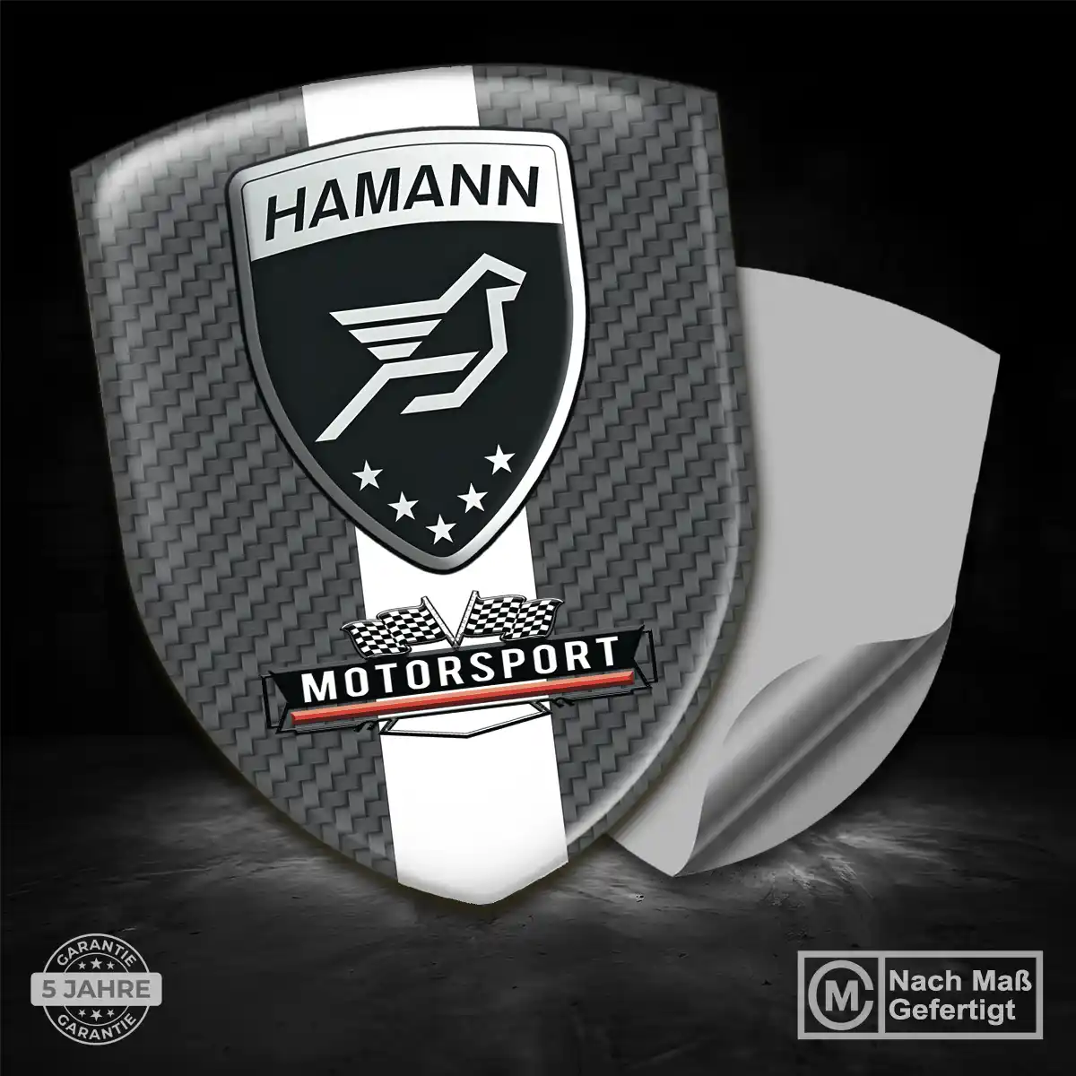 Hamann Aufkleber Embleme Silikon Auto Modernes Design