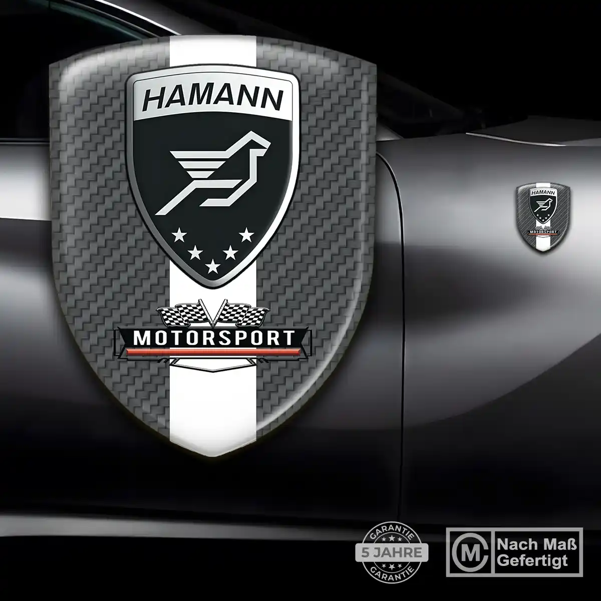 Hamann Aufkleber Embleme Silikon Auto Modernes Design