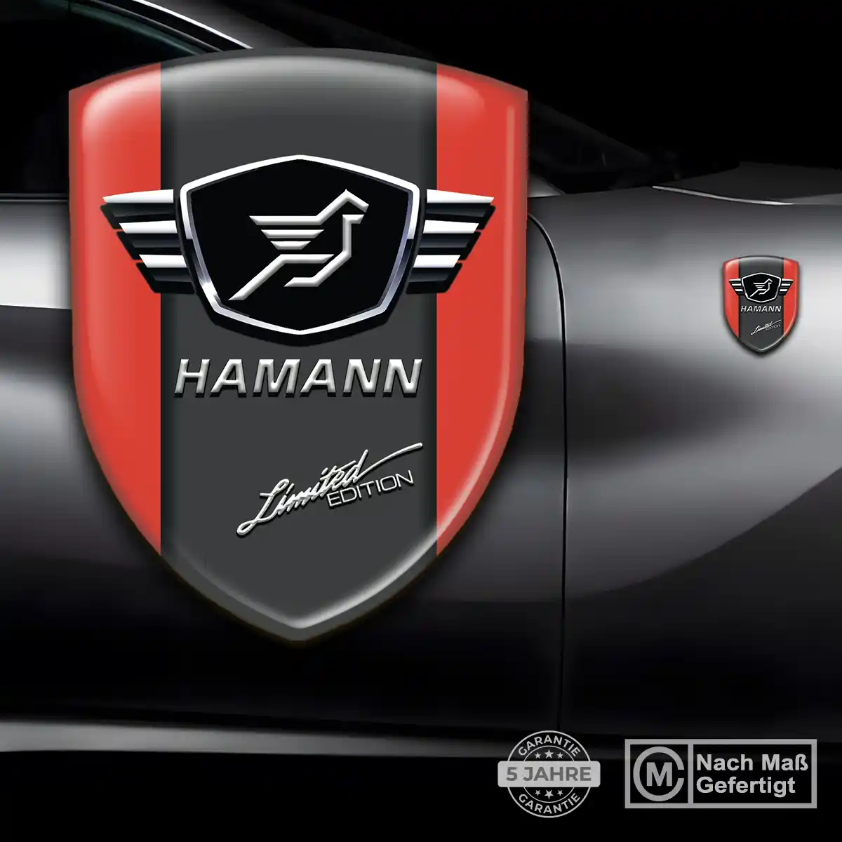 Hamann Aufkleber Embleme Silikon Auto Stilvolles Design