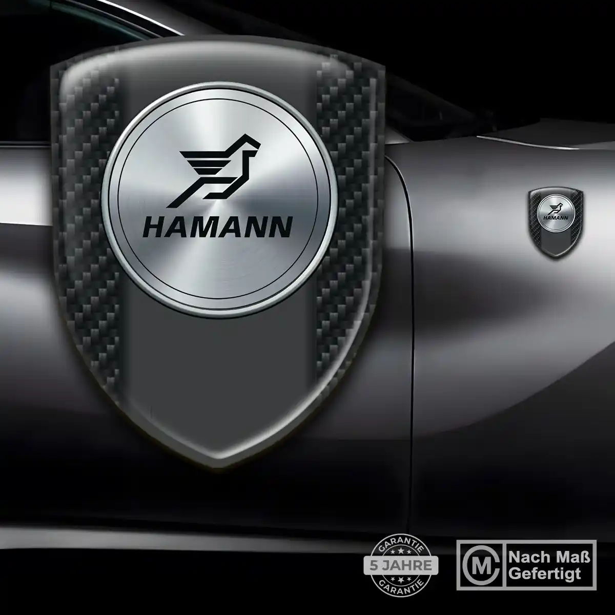 Hamann Aufkleber Embleme Silikon Überzeugende Qualität