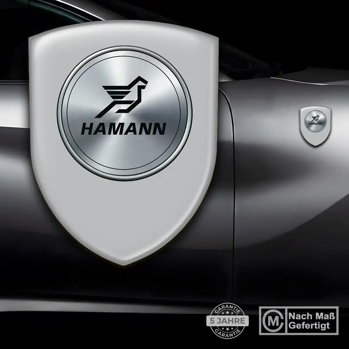 Hamann Aufkleber Embleme Silikon Edles Design