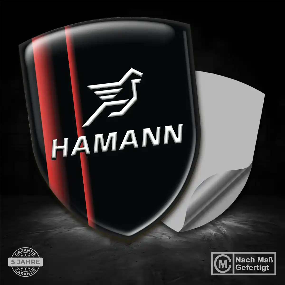 Hamann Aufkleber Embleme Silikon Elegantes Design