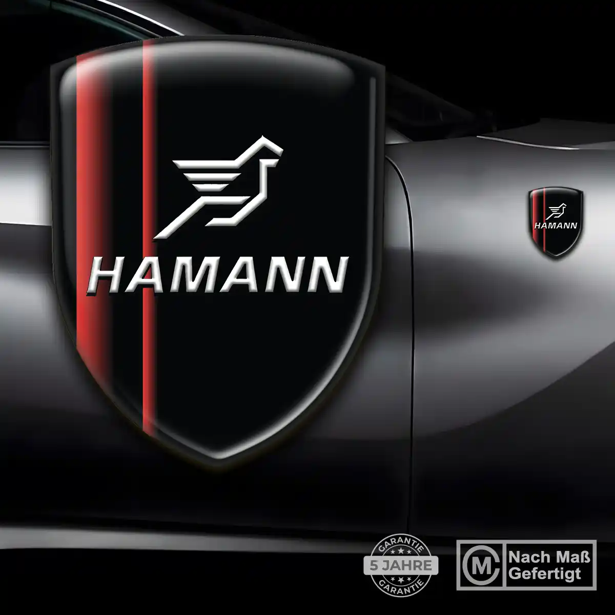 Hamann Aufkleber Embleme Silikon Elegantes Design