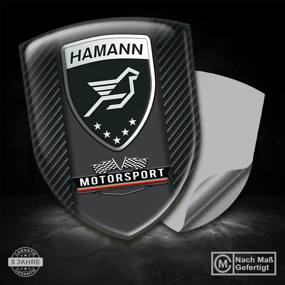 Hamann Aufkleber Embleme Silikon Höchste Qualität