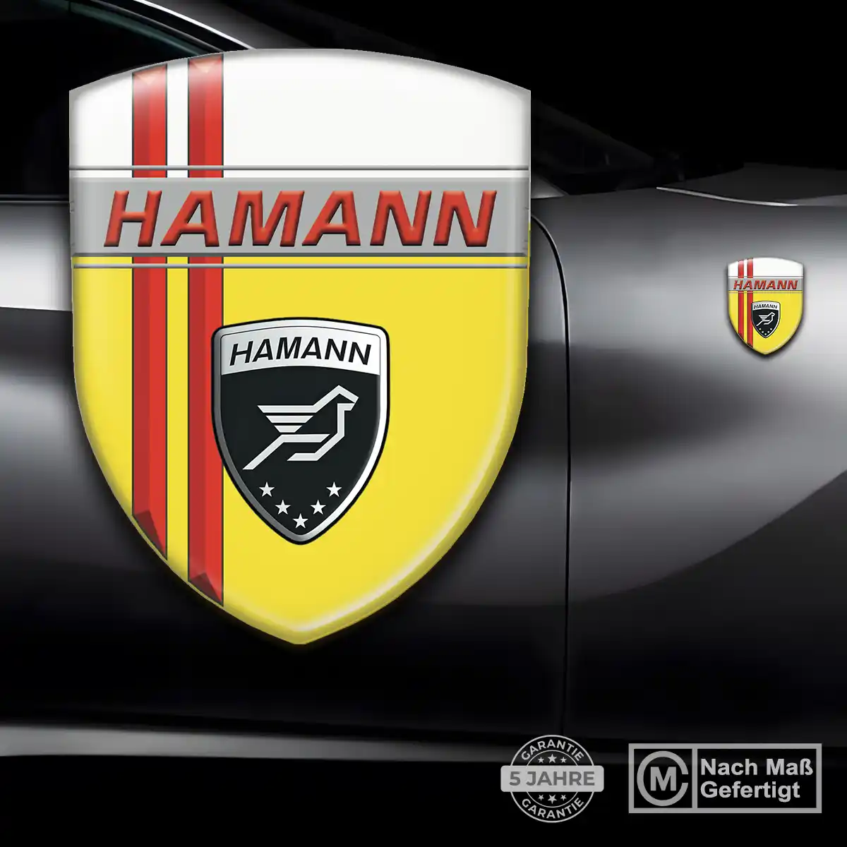 Hamann Aufkleber Embleme Silikon Interieurdesign