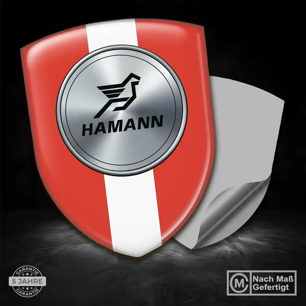 Hamann Aufkleber Embleme Silikon Luxus-Edition