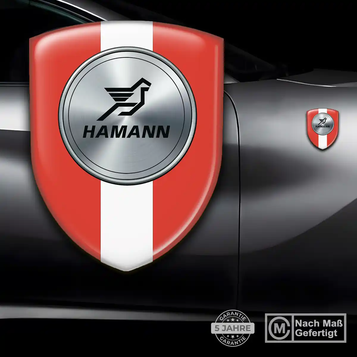 Hamann Aufkleber Embleme Silikon Luxus-Edition