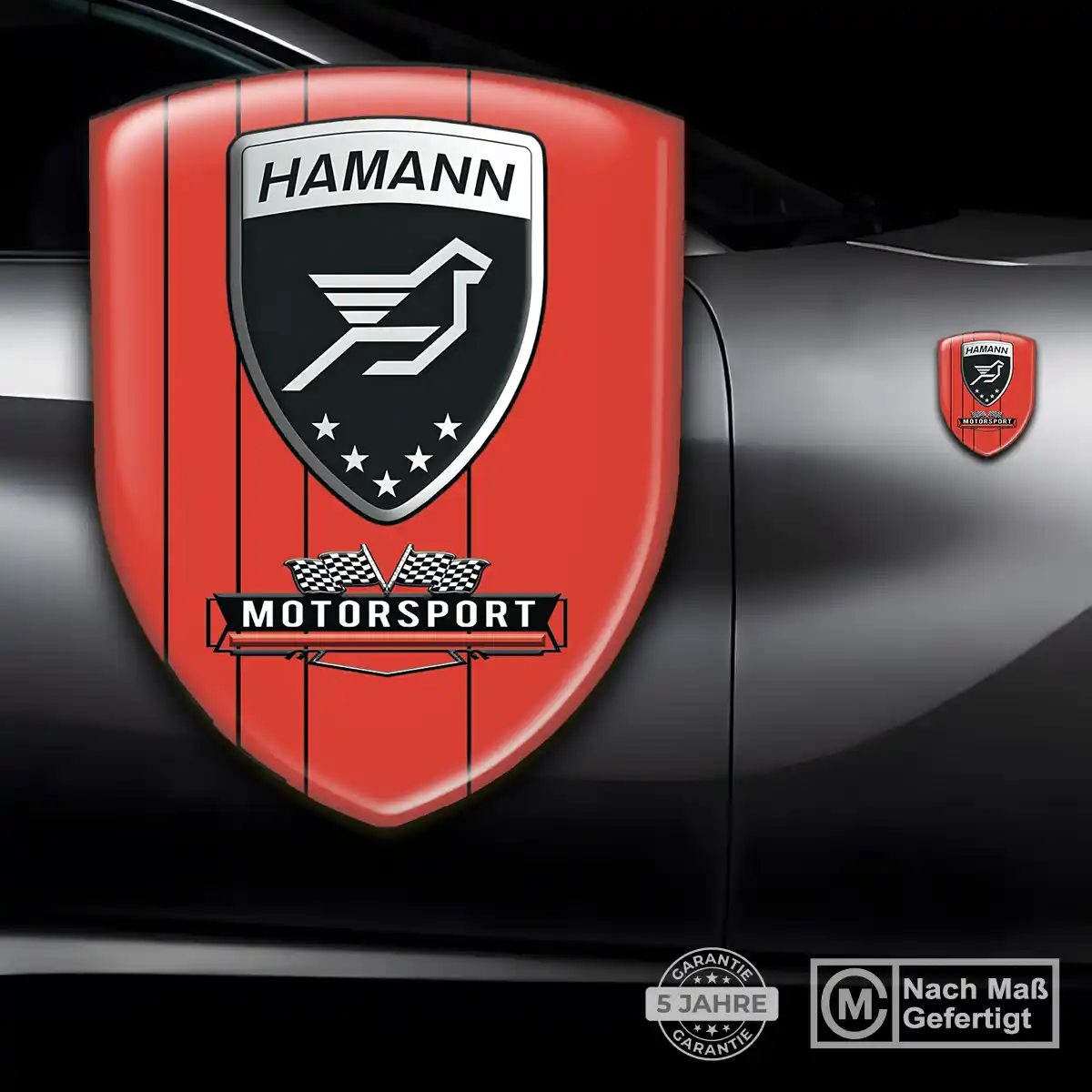 Hamann Aufkleber Embleme Silikon Premiumqualität