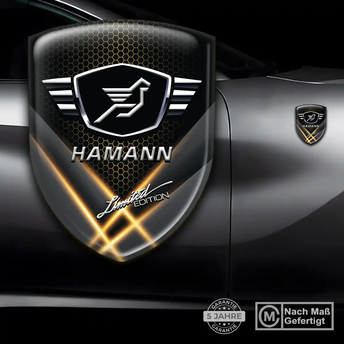 Hamann Aufkleber Embleme Silikon Spitzenqualität