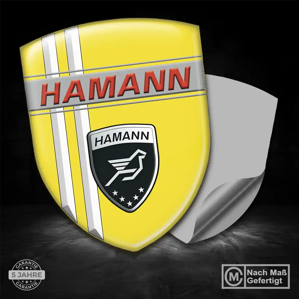 Hamann Aufkleber Embleme Silikon Stilvolles Design