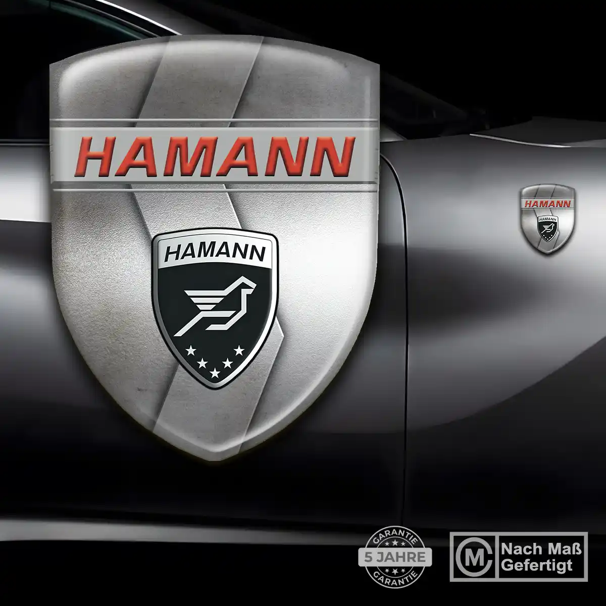 Hamann Aufkleber Hochwertiges Harz