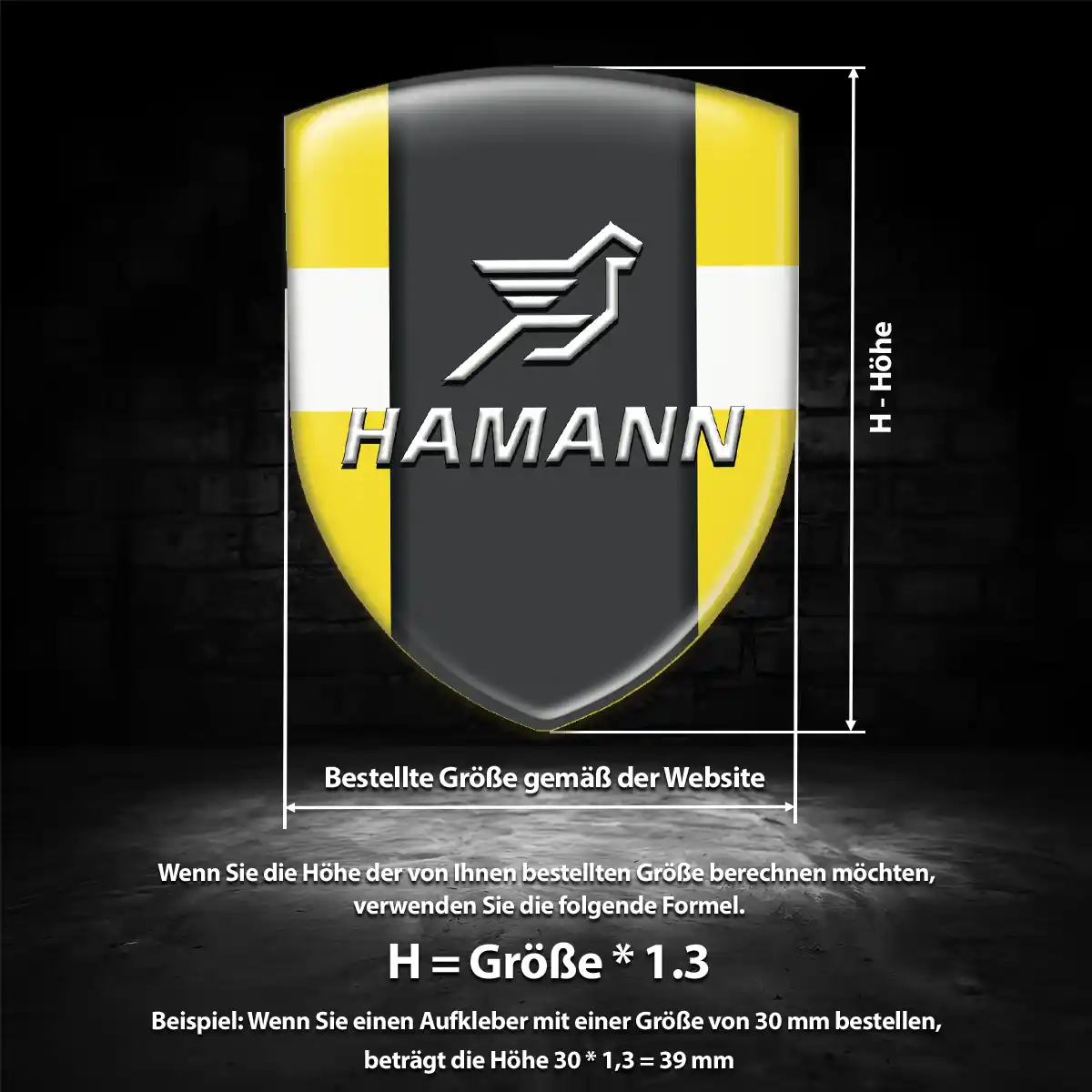 Hamann Aufkleber Markenedition