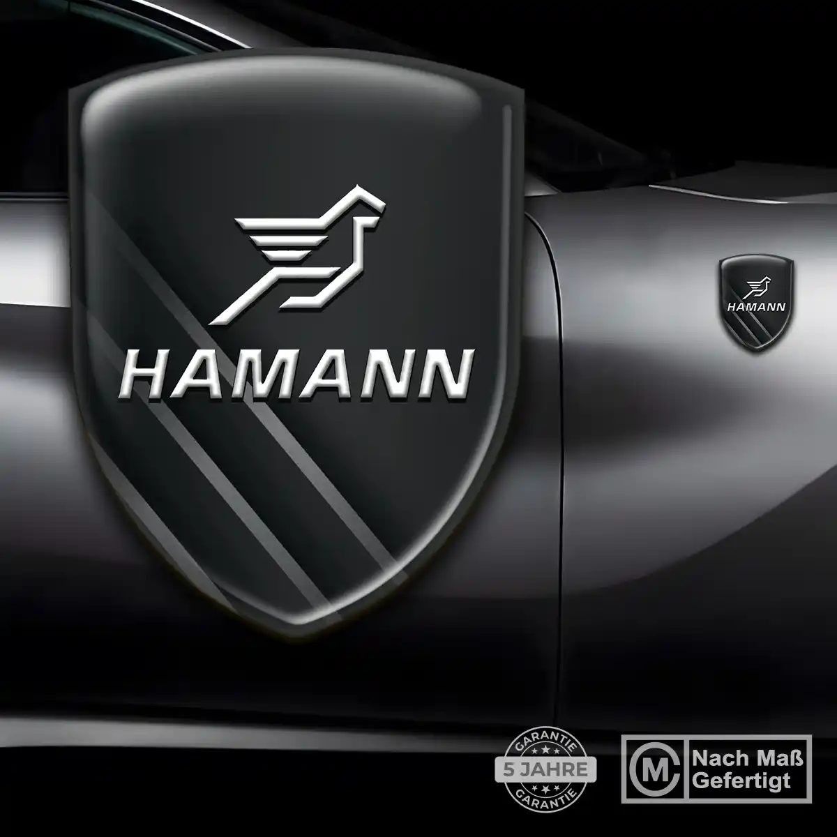 Hamann Aufkleber Silikon Embleme Auto Edles Design