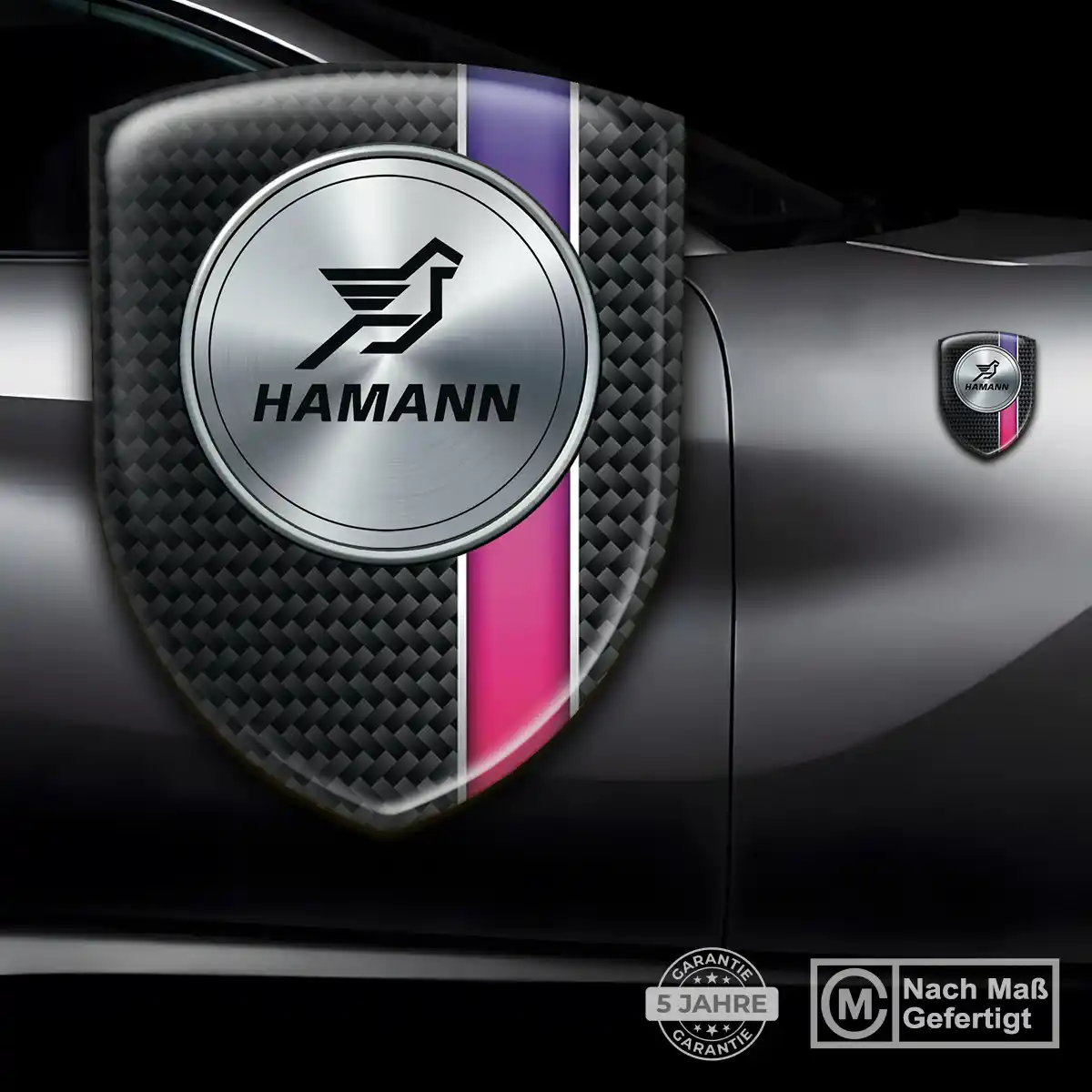 Hamann Aufkleber Silikon Embleme Auto Hochwertiges Harz