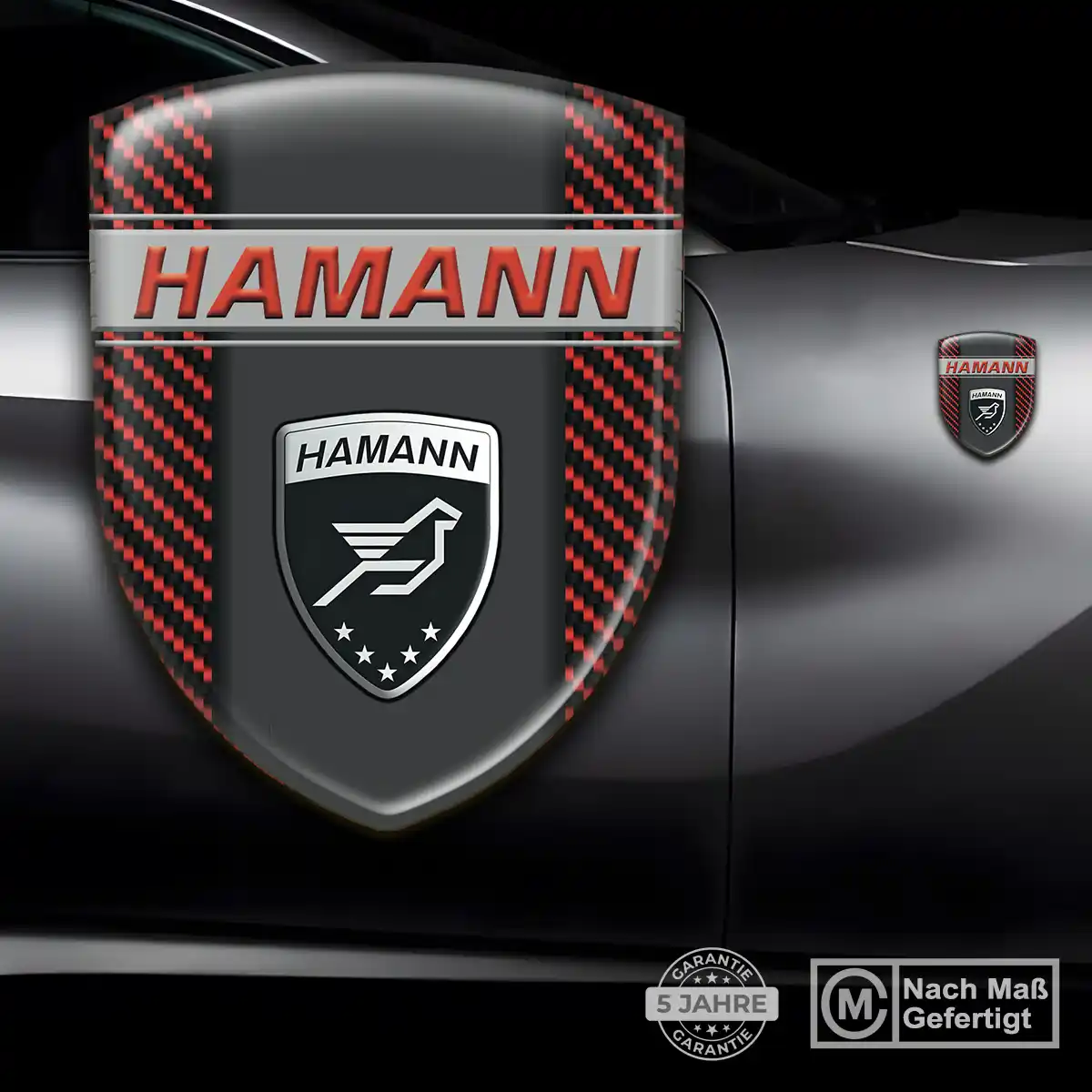 Hamann Aufkleber Silikon Embleme Auto Premiumqualität
