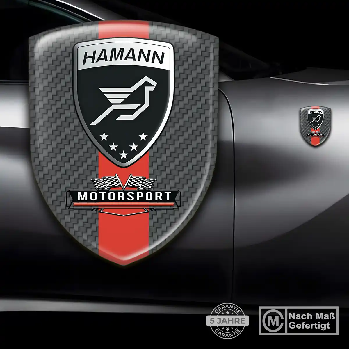 Hamann Aufkleber Silikon Embleme Überzeugende Qualität