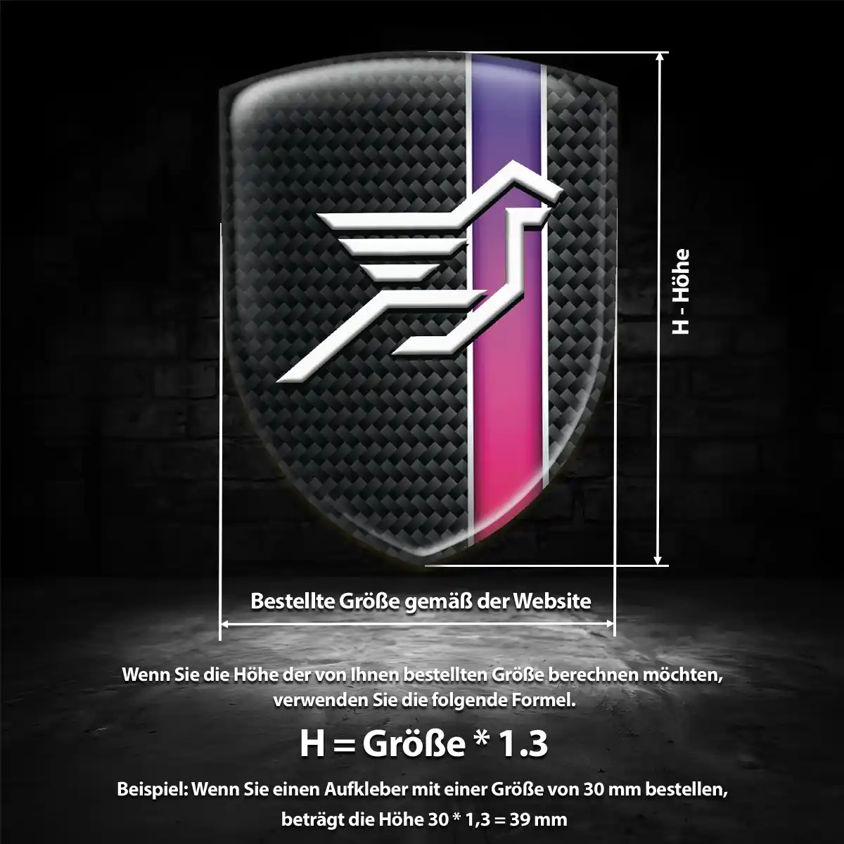 Hamann Aufkleber Silikon Embleme Edles Design
