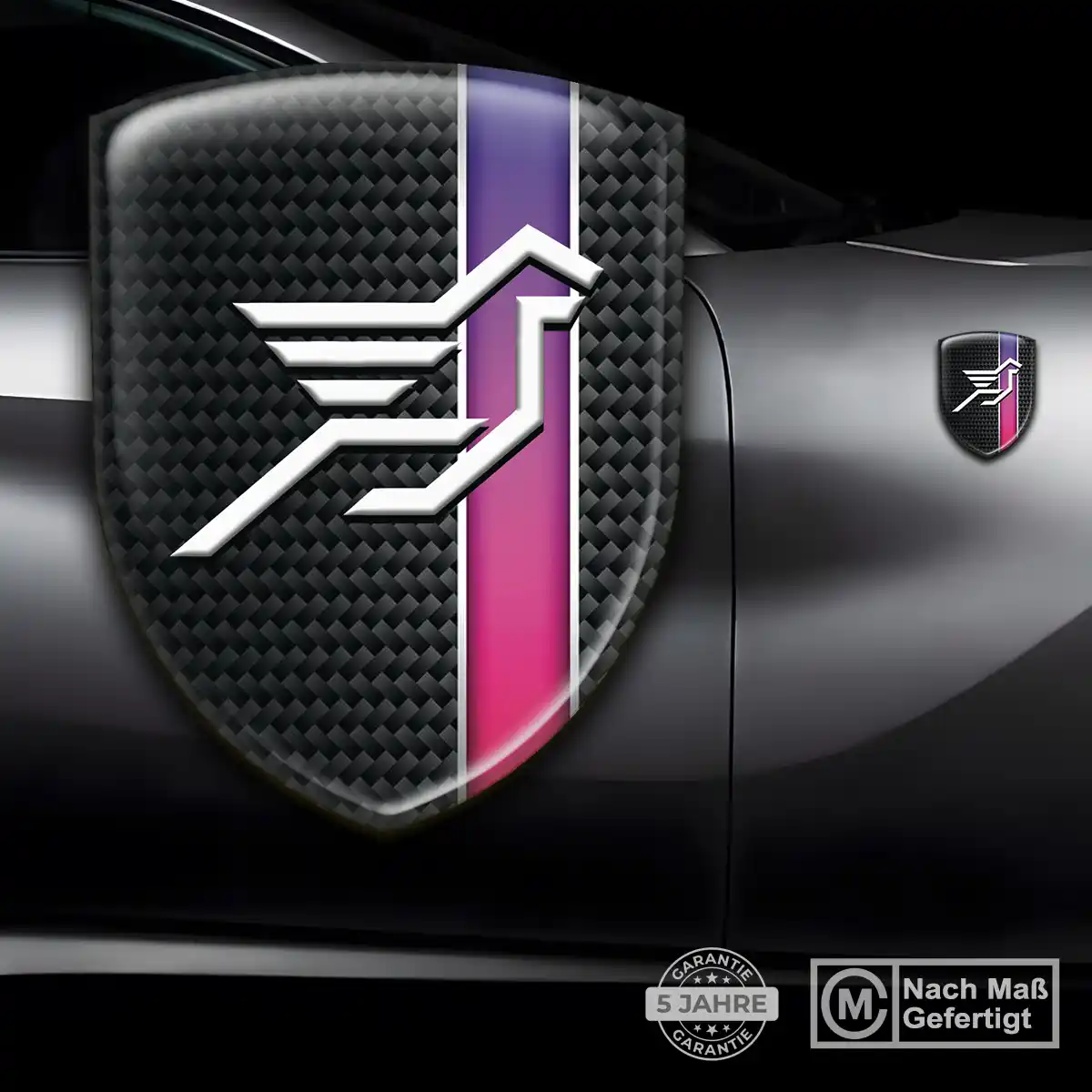 Hamann Aufkleber Silikon Embleme Edles Design