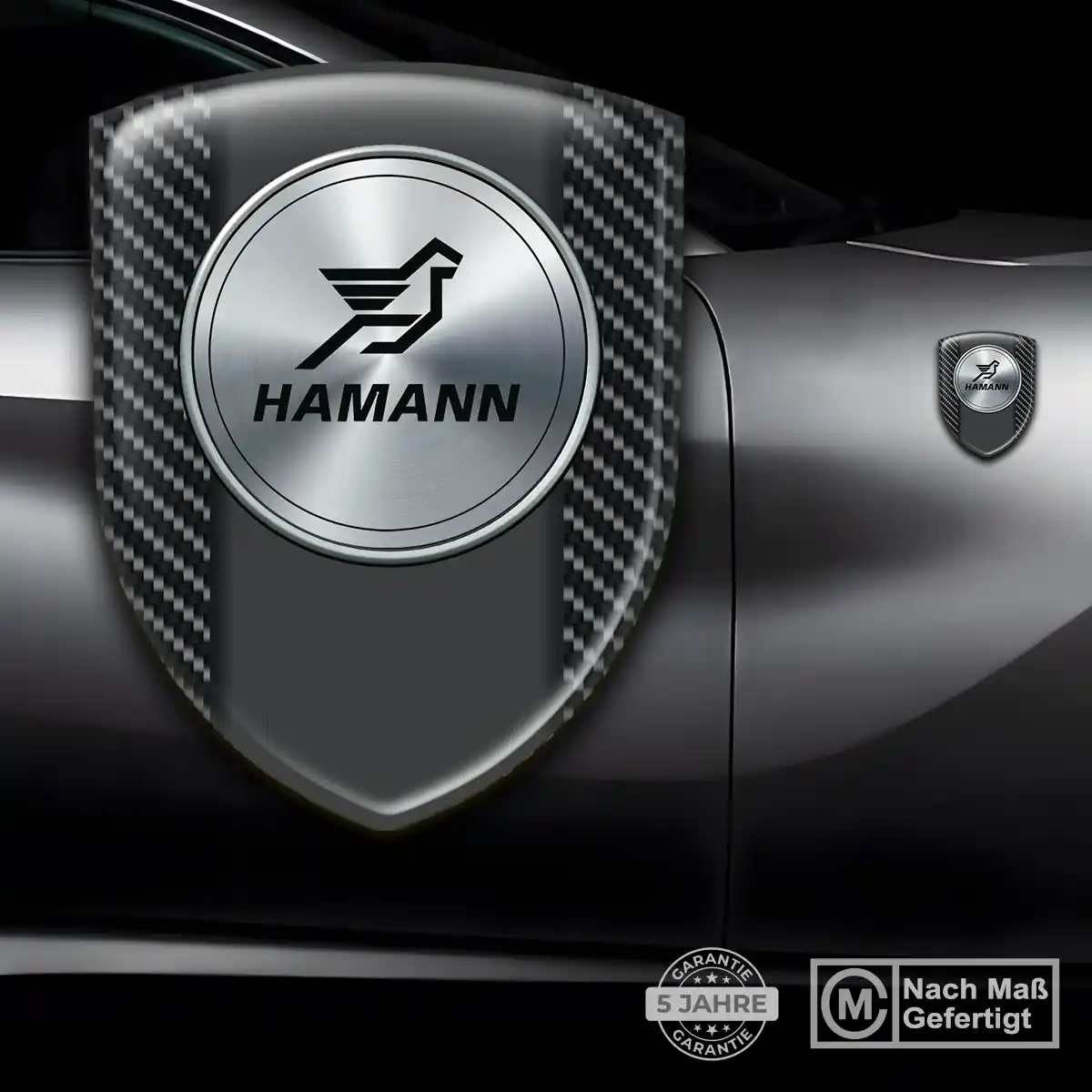 Hamann Aufkleber Silikon Embleme Höchste Qualität