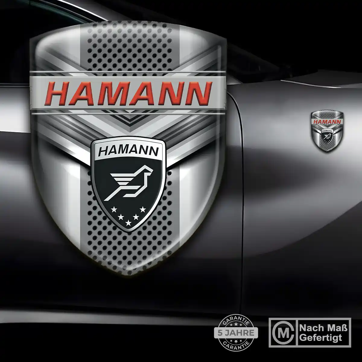 Hamann Aufkleber Silikon Embleme Interieurdesign