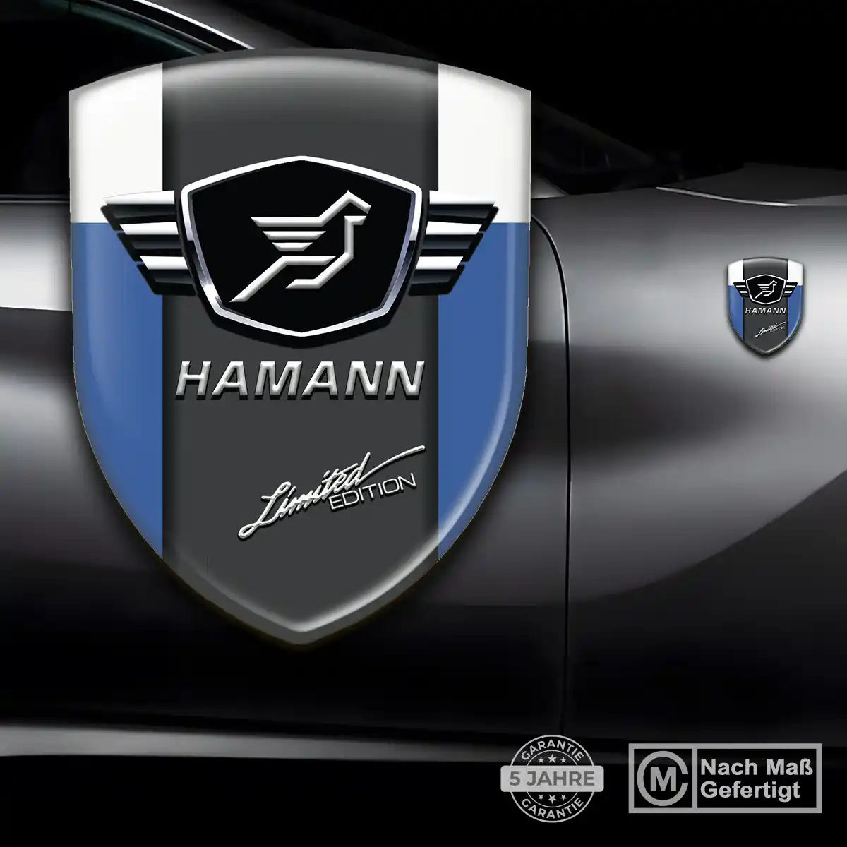 Hamann Aufkleber Silikon Embleme Luxus-Edition