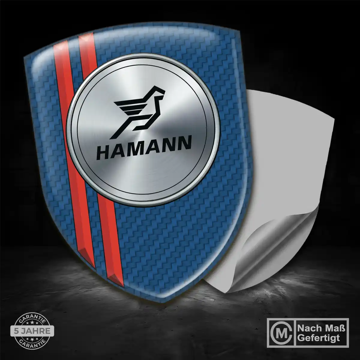 Hamann Aufkleber Silikon Embleme Modernes Design