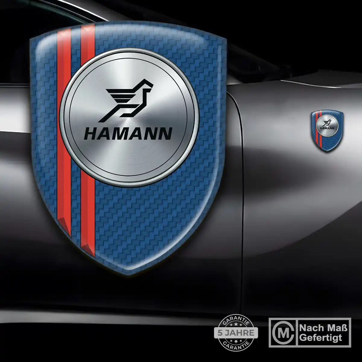 Hamann Aufkleber Silikon Embleme Modernes Design