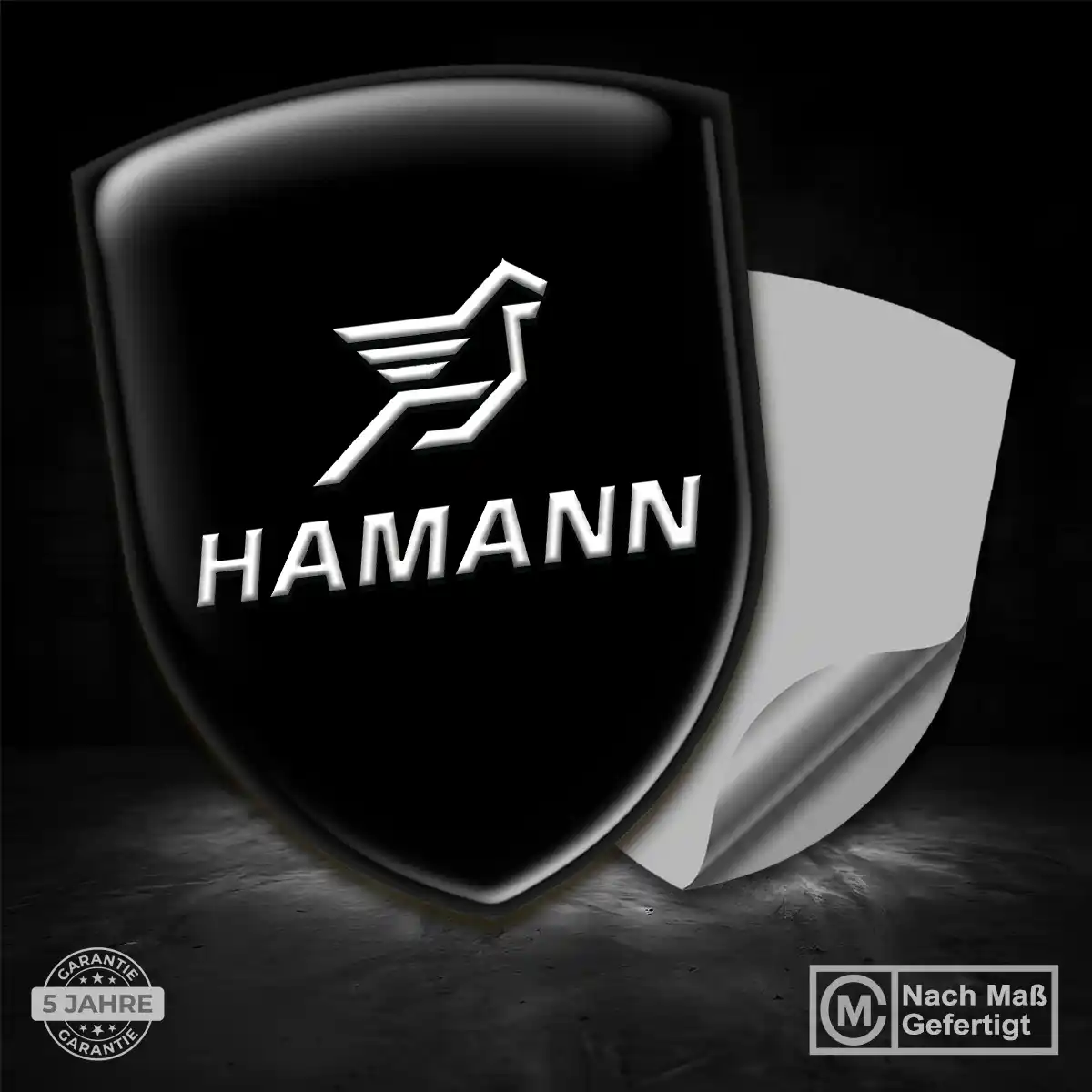 Hamann Aufkleber Silikon Embleme Spitzenqualität