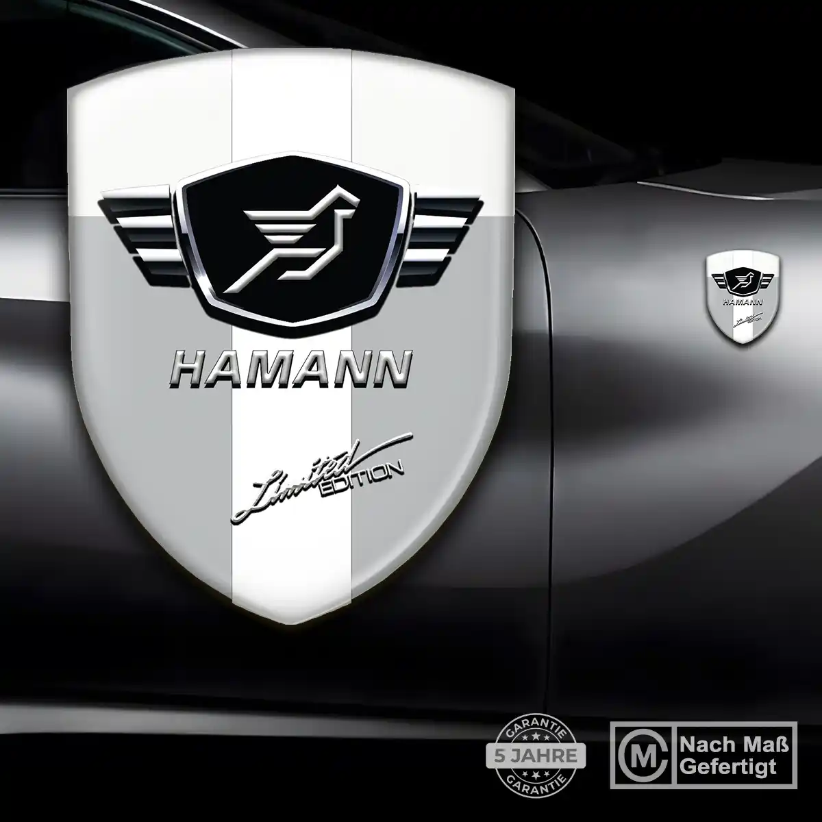 Hamann Aufkleber Silikon Embleme Tuningfahrzeug