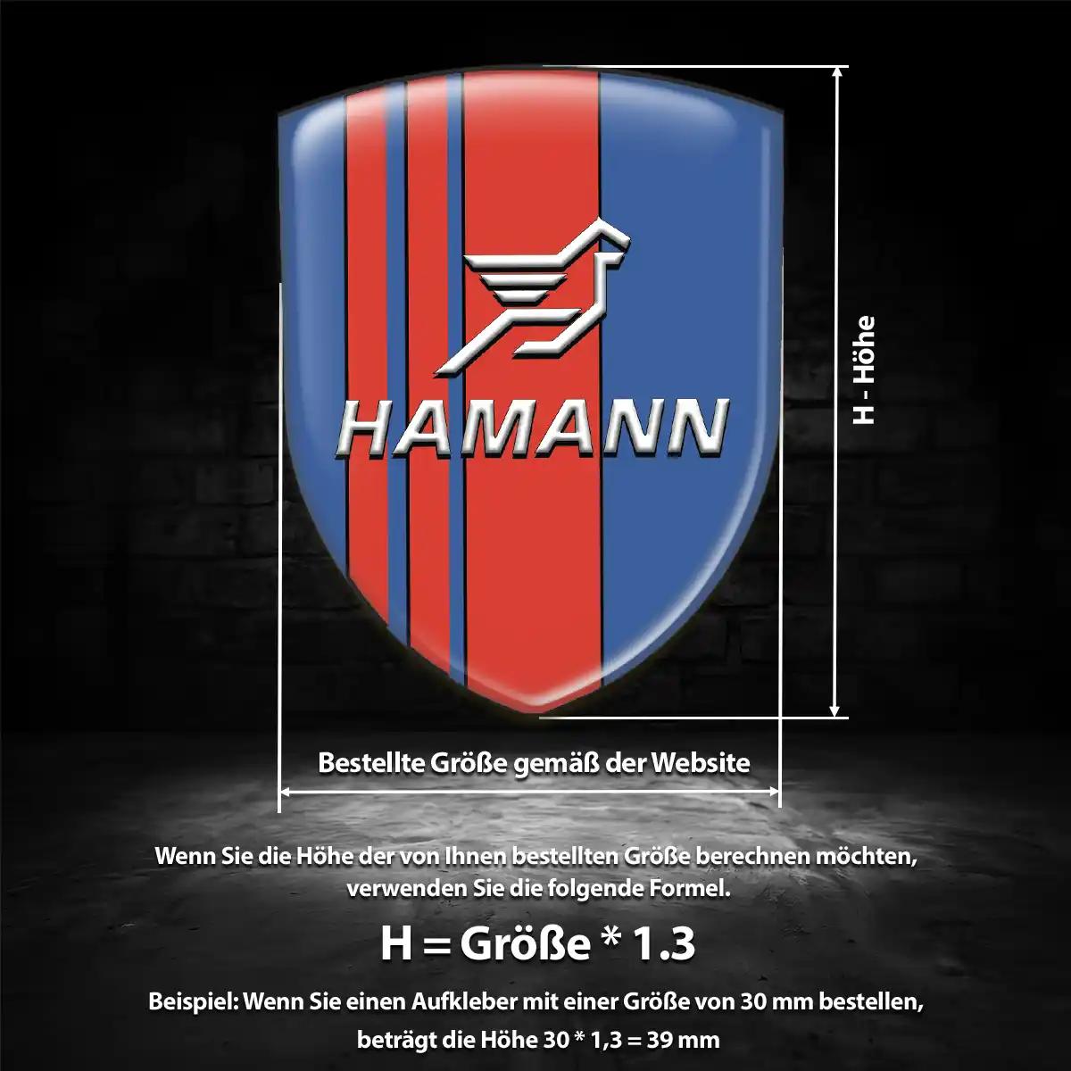 Hamann Aufkleber Spitzenqualität