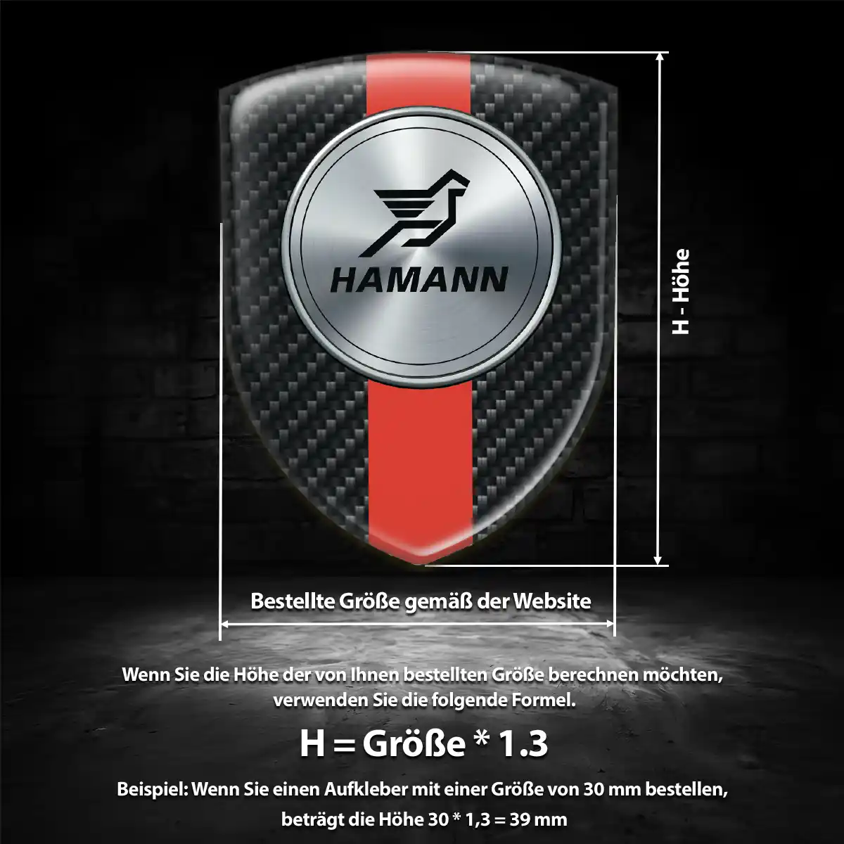 Hamann Aufkleber Tuningfahrzeug