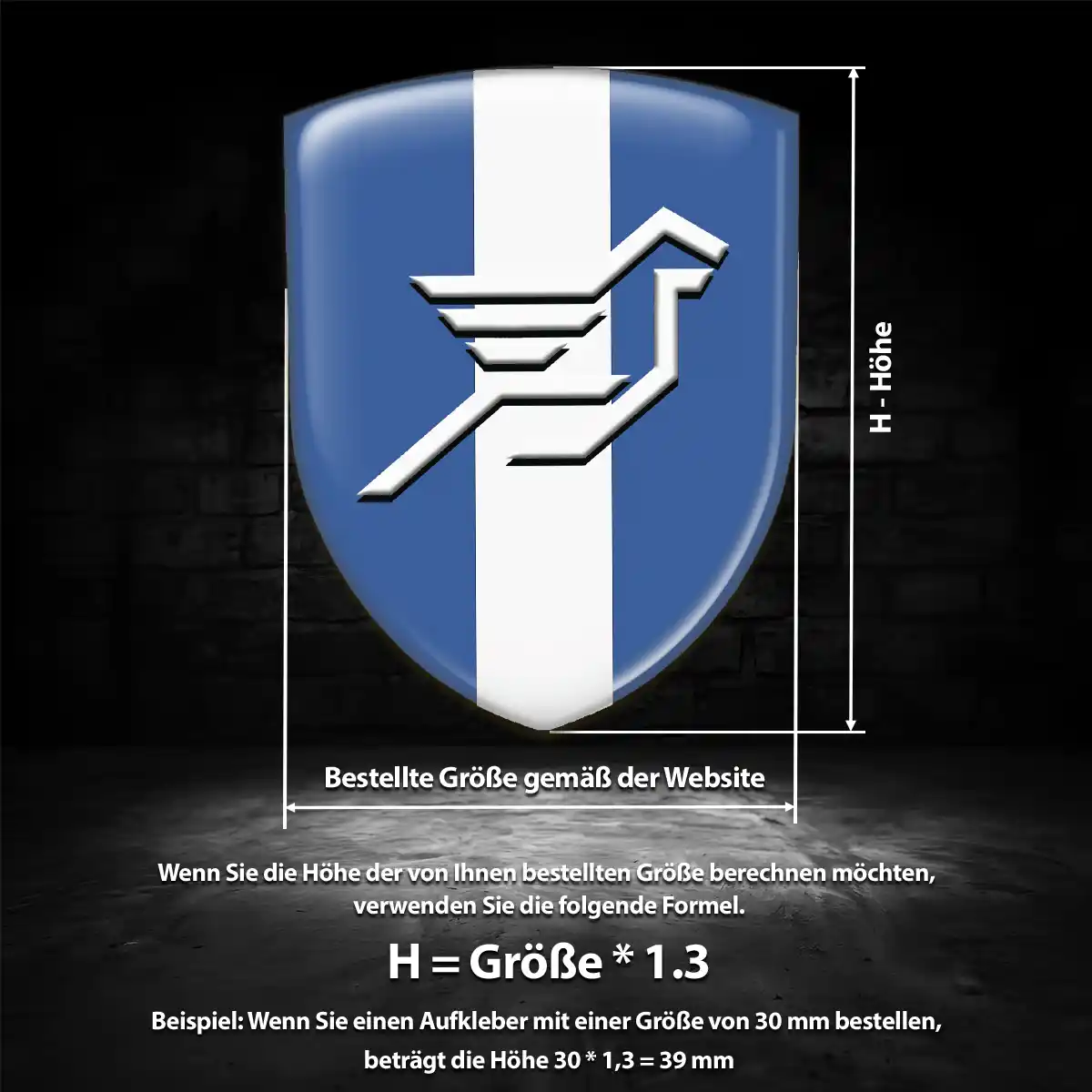 Hamann Aufkleber Wappen Ausdrucksstarkes Design